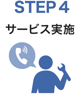 STEP4　サービス開始