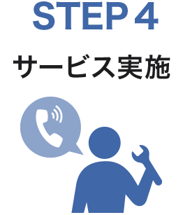 STEP4　サービス実施